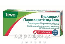 Эналаприл-Тева таб 10мг №30 таблетки от давления