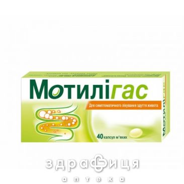 Мотилигас капс 120мг №40 таблетки от вздутия живота