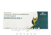 Вомікайнд-мд 4 таб дисперг 4мг №10 таблетки від нудоти протиблювотні препарати