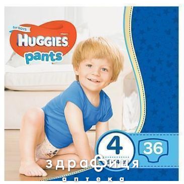 Пiдгузники huggies трусики д/хлоп  р4 (9-14кг) №36