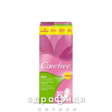 Прокладки carefree алое №20 Ежедневные прокладки