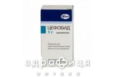 Цефобiд пор д/iн 1г антибіотики