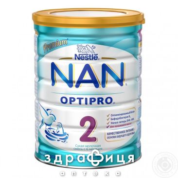 Nestle NAN 2 premium сумiш молочна з 6 мiс 800г 1000016