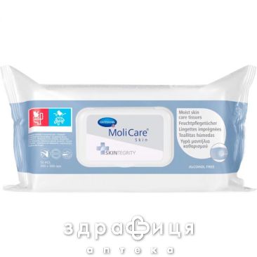 Серветки волог Molicare skin гігіен №50