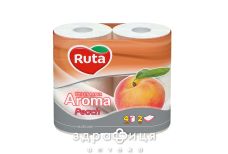 Папір туалетний ruta 2-х шаров персик №4