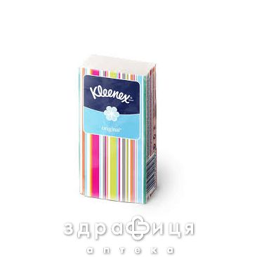 Платочки носовые kleenex original №100