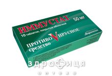 Иммустат таб п/о 50мг №10 противовирусные препараты