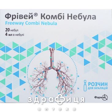 Фривей Комби небулы р-р д/инг 4мл №20 ингалятор против астмы