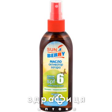 Эльфа se масло активатор загара виноград/миндальное масло 150мл солнцезащитный крем