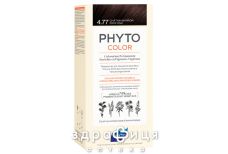 Phytocolor крем-краска на основе натур красит тон 4,77 шатен темный каштан ph10019