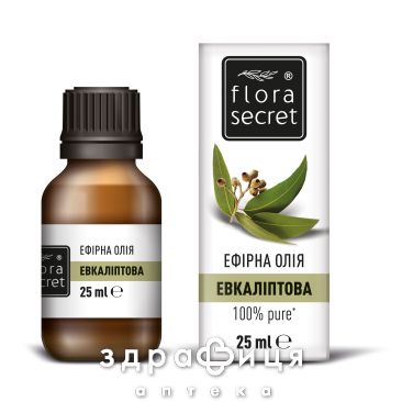 Flora secret (Флора сикрет) масло эфирное эвкалиптовое 25мл