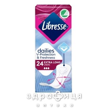 Прокл Libresse dailiesse fresh long №24 Ежедневные прокладки