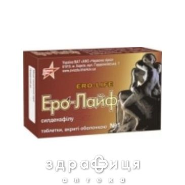 Эро-лайф таб п/о 100мг №1 таблетки для потенции