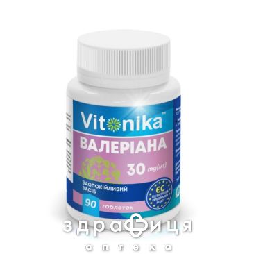 Vitonika валеріана 30мг таб №90