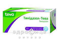 Тинiдазол таб в/о 500мг №4