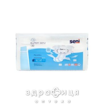 Подгузники super SENI (Сени) plus small №30