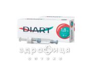 Iмплантанти iн'єкц на основi гiалурон к-ти  diart 1,8% шприц 1мл 2голки