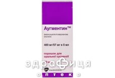 АУГМЕНТИН ПОР Д/П СУСП 400МГ/57МГ/5МЛ 70МЛ