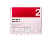 Нiкомекс розчин д/iн 50мг/мл амп п/е 2мл №10 таблетки для пам'яті