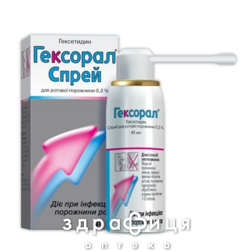 Гексорал спрей д/полости рта 0,2% 40мл лекарство от горла