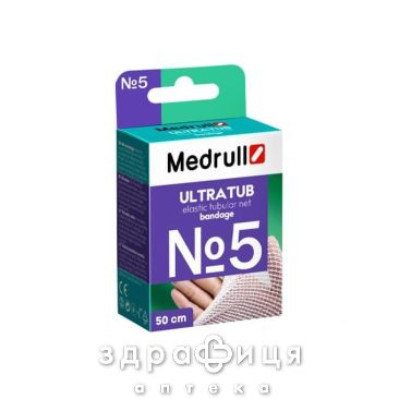 Бинт medrull эласт сетч трубчат ultratub №5 3х50см