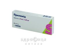 Приламiд таб 4мг/125мг №30 - таблетки від підвищеного тиску (гіпертонії)