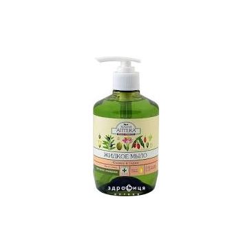 Зеленая аптека мыло жидкое оливка/годжи дой-пак 460мл мыло