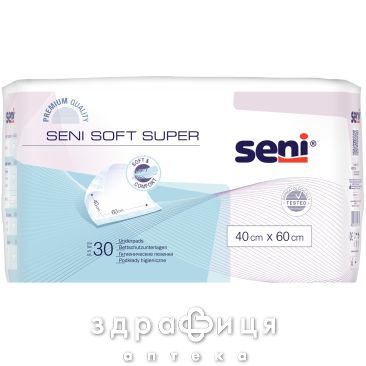 Пеленки SENI (Сени) soft super 40смх60см №30