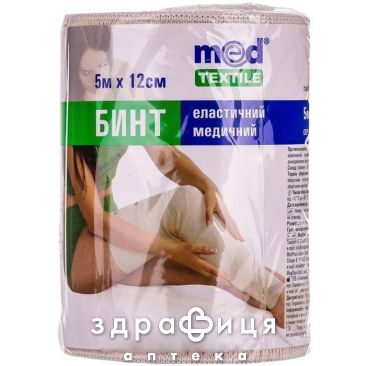 Бинт мед эласт medtextile сред растяж 5мх12см