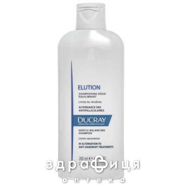 Ducray елюшн шампунь 200мл
