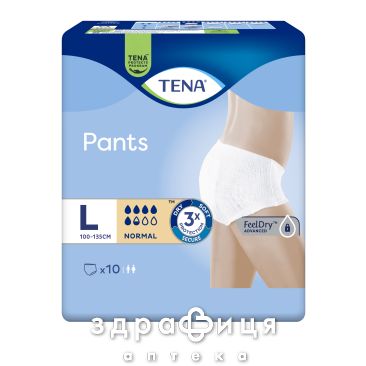 Подгузники д/взр TENA (Тена) pants normal large №10