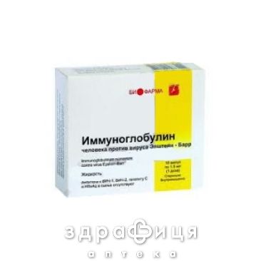 Иммуноглобулин чел против вируса эпштейна-барр 1.5мл №10 Иммуноглобулины