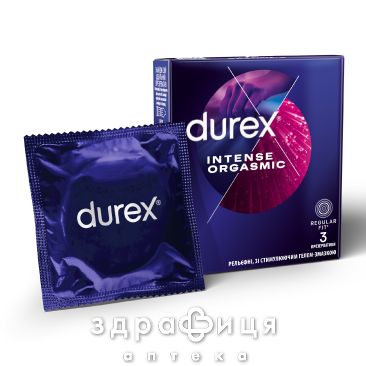 Презервативы Durex (Дюрекс) intense orgasmic №3