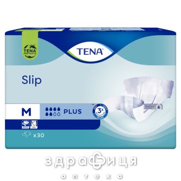 Подгузники д/взр TENA (Тена) slip plus medium 73-122кг №30