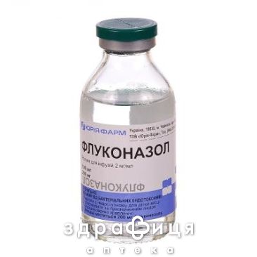 Флуконазол раствор 2мг/мл 100мл №1 ліки від молочниці