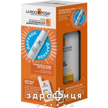 La roche posay набор антелиос uva400 дермо-педиатрикс флюид spf50+ 50мл+терм вода в поарок