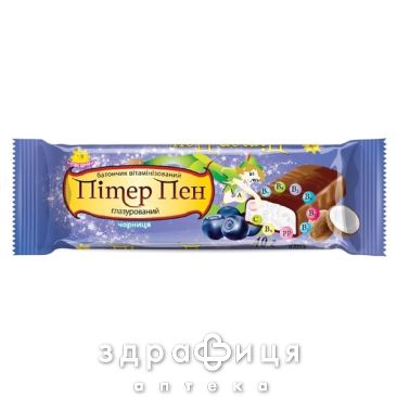 Питер пен в молоч глазури со вкус лесн ягод черника 40г