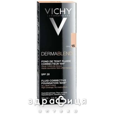 Vichy (Виши) дермабленд флюид корректирующий тон 15 30мл