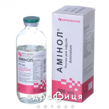 Аминол р-р д/инф 200мл препарат кровезаменитель