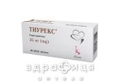 Тиурекс таб 25мг №30 мочегонные таблетки (диуретики)