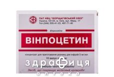 Винпоцетин конц д/инф 5мг/мл 2мл №10