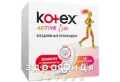 Прокл kotex deo active extra щоден №16 Щоденні прокладки