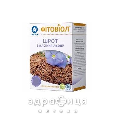 Шрот з насiння льону 200г препарат для судин