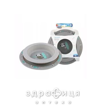 Canpol набор посуды из 2-х элементов exotic animals 56/523 серый