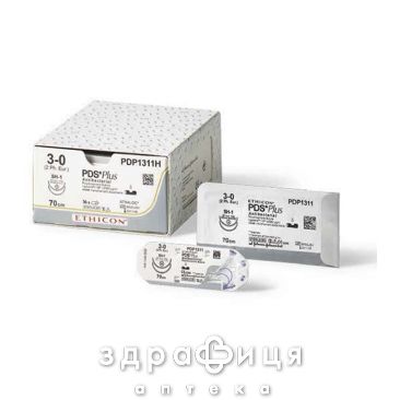 Нитки pds 3,5 петля usp 0 кол игла 40мм 1/2 150см w9236t