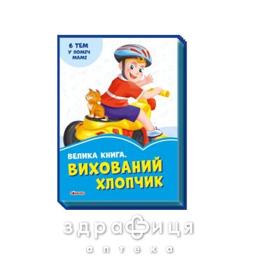 Книга волошкові книжки велика книга вихований хлопчик (укр) Дитяча іграшка