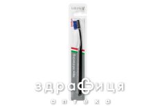 Зубная щетка brillante new whitening black&blue средняя
