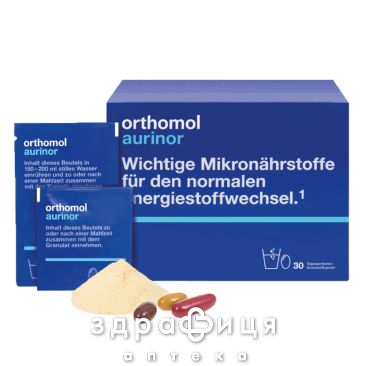 Orthomol aurinor обмен в-в 30дней пор №30+капс №90