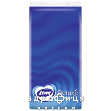 Платочки носовые zewa deluxe №10