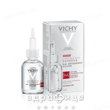 Vichy (Виши) лифтактив сюпрем эйч эпидермик филлер антив сыв-ка с гиалурон к-той 30мл
